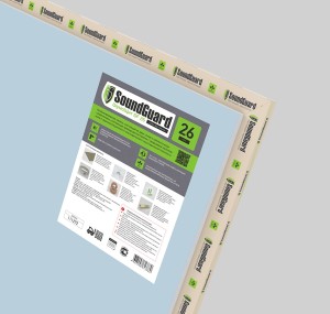 Комбинированная панель, состоящая из двух слоев, соединённых внахлест